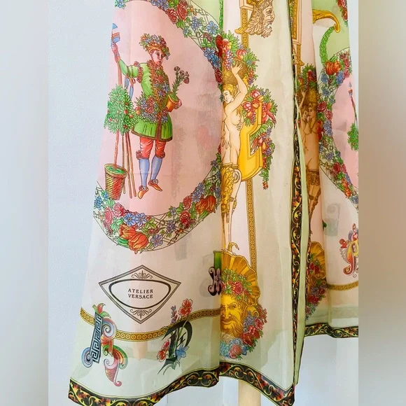 Versace Baroque Atelier skirt - one of a kind, no label, hand stitched - Picture 2 of 11